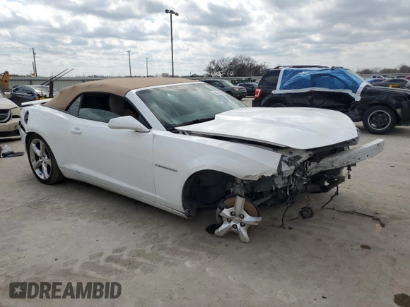 2014 Chevrolet Camaro LT with VIN 2G1FC3D3XE9145902, listed as a Copart auction lot 48746525 with 81,177 mi miles and Salvage title. Bid and sale history available at DreamBid. Image 4.