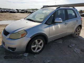 2007 Suzuki SX4 with VIN JS2YB413875101738, listed as a Copart auction lot 74173834 with 99,091 mi miles and Salvage Title. Bid and sale history available at carsss.com. Image 1.