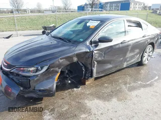 2015 Chrysler 200 Limited with VIN 1C3CCCABXFN528411, listed as a IAAI auction lot 41823474 with 53,925 mi miles. Bid and sale history available at carsss.com. Image 17.
