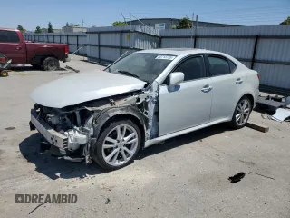 2007 Lexus IS 250 with VIN JTHBK262872031453, listed as a Copart auction lot 60713725 with 117,672 mi miles and Salvage title. Bid and sale history available at DreamBid. Image 1.
