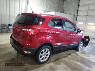 2020 Ford EcoSport SE z VIN MAJ6S3GL3LC387254, wystawiony jako Copart lot #57471395 z przebiegiem 9461 mil mil oraz Szkody całkowita. Historia ofert i sprzedaży dostępna na DreamBid. Obrazek 3.