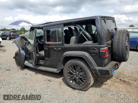 2024 Jeep Wrangler High Altitude z VIN 1C4RJXU62RW115897, wystawiony jako Copart lot #71614154 z przebiegiem 18 054 mil mil oraz Szkoda całkowita • Salvage title. Historia ofert i sprzedaży dostępna na DreamBid. Obrazek 2.