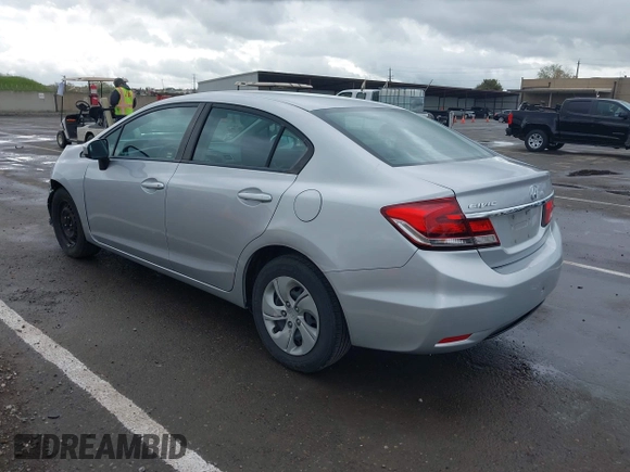 2014 Honda Civic Sedan LX with VIN 19XFB2F54EE256806, listed as a IAAI auction lot 41923101 with 143,775 mi miles. Bid and sale history available at carsss.com. Image 3.