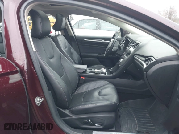 2017 Ford Fusion Titanium with VIN 3FA6P0K9XHR176802, listed as a IAAI auction lot 41953750 with 119,455 mi miles. Bid and sale history available at carsss.com. Image 5.
