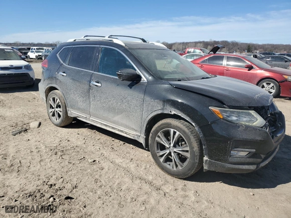 2017 Nissan Rogue SL with VIN 5N1AT2MTXHC827876, listed as a Copart auction lot 46590435 with 149,446 mi miles and Salvage Title. Bid and sale history available at carsss.com. Image 4.