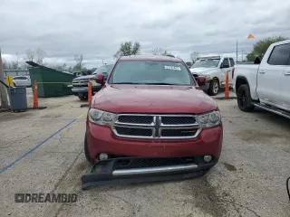 2013 Dodge Durango Crew with VIN 1C4RDJDG9DC691333, listed as a Copart auction lot 53792405 with 165,498 mi miles and Salvage title. Bid and sale history available at DreamBid. Image 5.