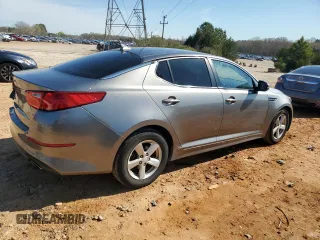 2015 Kia Optima LX with VIN 5XXGM4A73FG486509, listed as a Copart auction lot 49410275 with 110,028 mi miles and Salvage Title. Bid and sale history available at carsss.com. Image 3.
