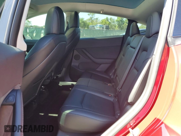 2022 Tesla Model Y Performance with VIN 7SAYGDEF9NF452155, listed as a Copart auction lot 52068895 with 42,072 mi miles and Salvage title. Bid and sale history available at DreamBid. Image 10.