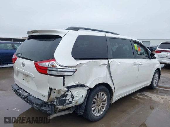 2017 Toyota Sienna XLE Auto Access Seat z VIN 5TDYZ3DC2HS846346, wystawiony jako IAAI lot #42126507 z przebiegiem 223 462 mil mil oraz . Historia ofert i sprzedaży dostępna na DreamBid. Obrazek 4.