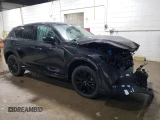 2023 Mazda CX-5 Signature with VIN JM3KFBXY7P0121821, listed as a Copart auction lot 87898905 with 15,313 mi miles and Non Repairable. Bid and sale history available at carsss.com. Image 4.