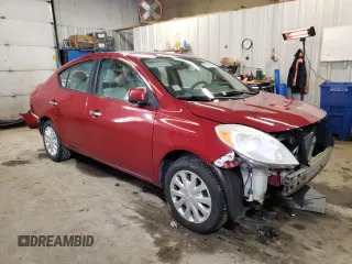 2012 Nissan Versa SV with VIN 3N1CN7AP2CL803079, listed as a Copart auction lot 50650645 with 132,842 mi miles and Salvage Title. Bid and sale history available at carsss.com. Image 4.