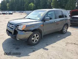 2007 Honda Pilot EX-L с VIN 2HKYF18577H528753, выставлен на аукционе Copart как лот 61696435 с пробегом 252 111 миль миль и Списание • Salvage title. История ставок и продаж доступна на DreamBid. Изображение 1.