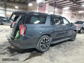 2021 Chevrolet Suburban RST with VIN 1GNSKEKDXMR178930, listed as a Copart auction lot 45925875 with 110,634 mi miles and Salvage Title. Bid and sale history available at carsss.com. Image 3.