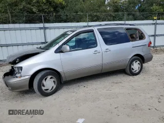 2002 Toyota Sienna LE with VIN 4T3ZF13C82U435655, listed as a Copart auction lot 76456024 with 177,570 mi miles and Salvage Title. Bid and sale history available at carsss.com. Image 1.