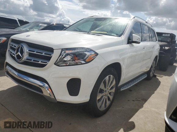 2017 Mercedes-Benz GLS 450 with VIN 4JGDF6EE8HA897075, listed as a Copart auction lot 74218194 with Not Provided miles and Salvage Title. Bid and sale history available at DreamBid. Image 1.