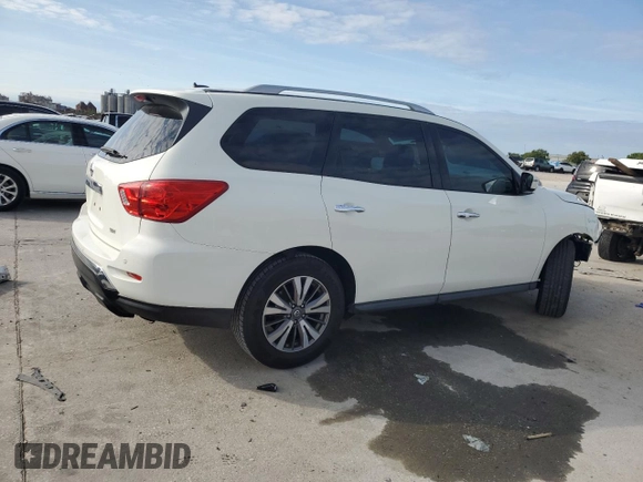 2017 Nissan Pathfinder S with VIN 5N1DR2MN8HC656610, listed as a Copart auction lot 59202795 with 109,262 mi miles and Salvage title. Bid and sale history available at DreamBid. Image 3.