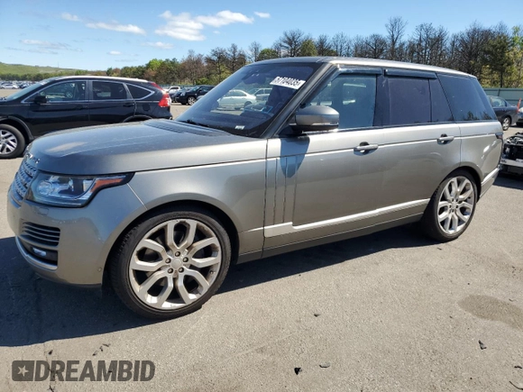 2017 Land Rover Range Rover HSE z VIN SALGS2FV4HA361723, wystawiony jako Copart lot #57104035 z przebiegiem 93 052 mil mil oraz Szkoda całkowita • Salvage title. Historia ofert i sprzedaży dostępna na DreamBid. Obrazek 1.