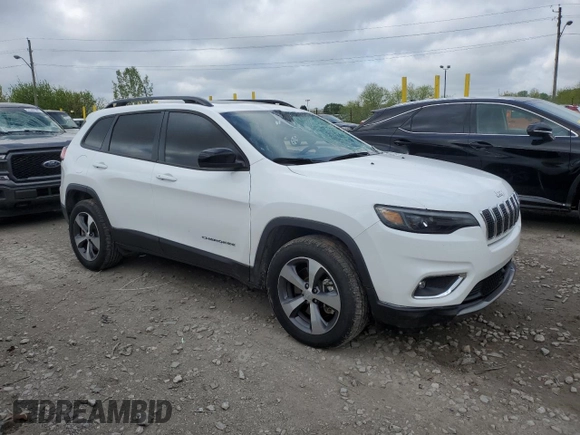 2022 Jeep Cherokee Limited z VIN 1C4PJMDX3ND528495, wystawiony jako Copart lot #55472705 z przebiegiem 81 880 mil mil oraz Szkoda całkowita • Salvage title. Historia ofert i sprzedaży dostępna na DreamBid. Obrazek 4.