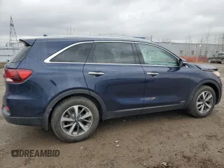 2020 Kia Sorento EX with VIN 5XYPHDA50LG659347, listed as a Copart auction lot 49669065 with 81,384 mi miles and Salvage Title. Bid and sale history available at DreamBid. Image 3.