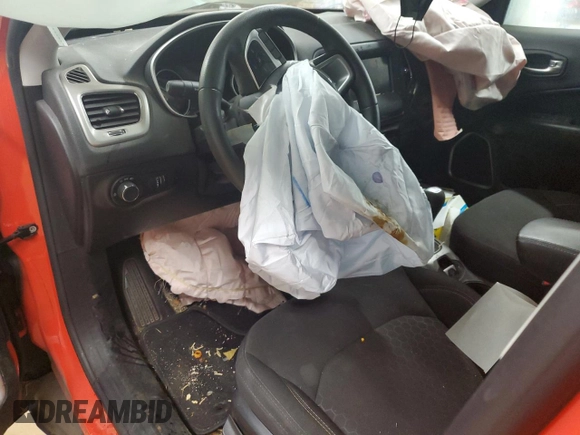 2021 Jeep Compass Sport с VIN 3C4NJCAB8MT508181, выставлен на аукционе Copart как лот 55477055 с пробегом Не указан миль и Списание • Salvage title. История ставок и продаж доступна на DreamBid. Изображение 8.