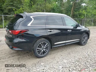2019 Infiniti QX60 Luxe with VIN 5N1DL0MM9KC517056, listed as a Copart auction lot 62558455 with 69,808 mi miles and Clean title. Bid and sale history available at DreamBid. Image 3.