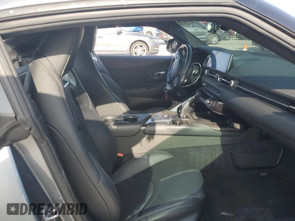 2022 Toyota GR Supra 3.0 with VIN WZ1DB0C07NW051721, listed as a Copart auction lot 66031814 with 39,170 mi miles and Clean Title. Bid and sale history available at carsss.com. Image 10.
