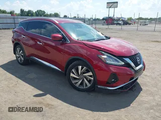 2020 Nissan Murano SL with VIN 5N1AZ2CS5LN171039, listed as a IAAI auction lot 42564481 with 77,145 mi miles and . Bid and sale history available at DreamBid. Image 1.