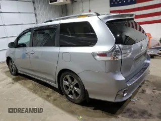2017 Toyota Sienna SE with VIN 5TDXZ3DC6HS852078, listed as a Copart auction lot 51044615 with 81,552 mi miles and Salvage title. Bid and sale history available at DreamBid. Image 2.