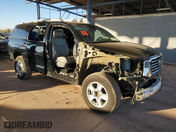 2018 Toyota Sequoia SR5 with VIN 5TDZY5G13JS069341, listed as a Copart auction lot 89153795 with 116,072 mi miles and Salvage Title. Bid and sale history available at carsss.com. Image 4.