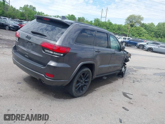 2021 Jeep Grand Cherokee Laredo X with VIN 1C4RJFAG6MC774728, listed as a IAAI auction lot 42270184 with 27,021 mi miles and . Bid and sale history available at DreamBid. Image 4.