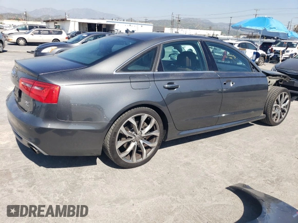 2015 Audi A6 Premium Plus with VIN WAUFGAFCXFN037112, listed as a Copart auction lot 52629515 with 75,551 mi miles and Salvage title. Bid and sale history available at DreamBid. Image 3.