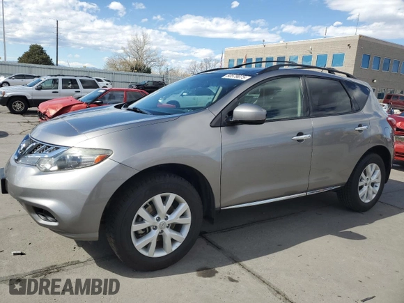 2012 Nissan Murano SV with VIN JN8AZ1MW8CW200466, listed as a Copart auction lot 50579075 with 147,303 mi miles and Salvage Title. Bid and sale history available at DreamBid. Image 1.