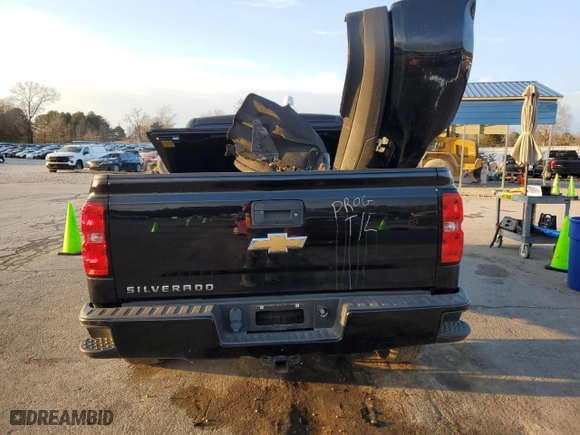2018 Chevrolet Silverado 1500 Custom with VIN 3GCUKPEC1JG384424, listed as a Copart auction lot 43831585 with 37,267 mi miles and Salvage Title. Bid and sale history available at carsss.com. Image 6.