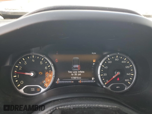 2016 Jeep Renegade Trailhawk with VIN ZACCJBCT5GPD57612, listed as a Copart auction lot 64774845 with 173,915 mi miles and Clean title. Bid and sale history available at DreamBid. Image 9.