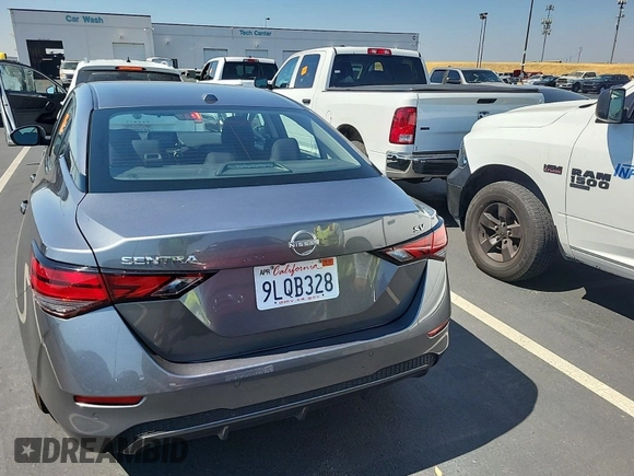 2024 Nissan Sentra SV with VIN 3N1AB8CV8RY266117, listed as a IAAI auction lot 42796449 with 24,547 mi miles and . Bid and sale history available at DreamBid. Image 19.