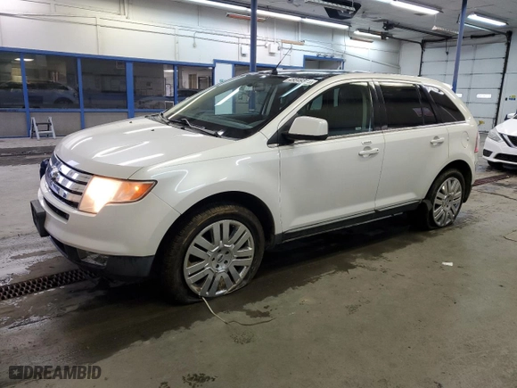2010 Ford Edge Limited with VIN 2FMDK4KC3ABA59095, listed as a Copart auction lot 45849345 with 180,938 mi miles and Salvage Title. Bid and sale history available at carsss.com. Image 1.