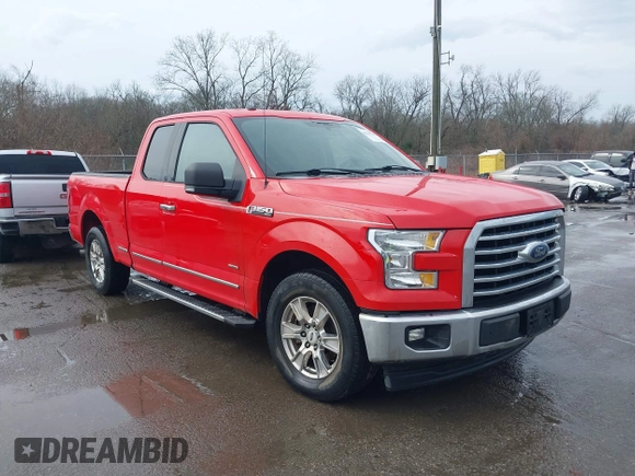 2016 Ford F-150 XL with VIN 1FTEX1CP9GKF76099, listed as a IAAI auction lot 41538199 with 163,543 mi miles and . Bid and sale history available at carsss.com. Image 1.