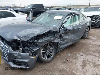 2018 Audi A4 Premium Plus with VIN WAUENAF45JN009737, listed as a IAAI auction lot 41705608 with 1 mi miles. Bid and sale history available at carsss.com. Image 6.