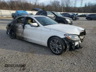 2018 Mercedes-Benz C with VIN 55SWF4JB4JU243943, listed as a Copart auction lot 87424254 with Not Provided miles and Non Repairable. Bid and sale history available at carsss.com. Image 4.