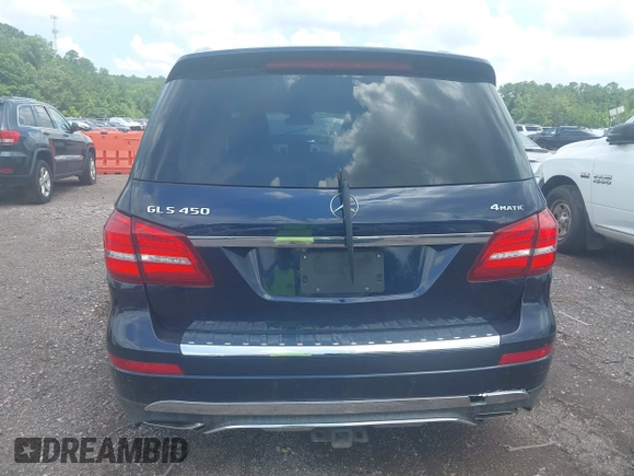 2017 Mercedes-Benz GLS 450 with VIN 4JGDF6EE3HA841867, listed as a IAAI auction lot 42562265 with Not provided miles and . Bid and sale history available at DreamBid. Image 15.