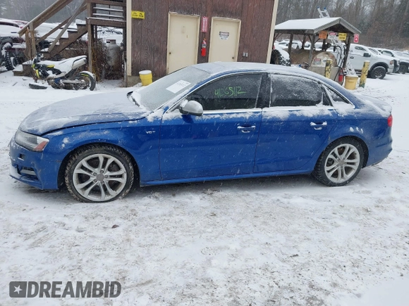 2015 Audi S4 Premium Plus with VIN WAUDGAFLXFA114706, listed as a IAAI auction lot 41265112 with 187,592 mi miles. Bid and sale history available at carsss.com. Image 15.
