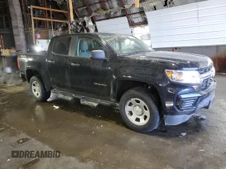 2021 Chevrolet Colorado 4WD Work Truck with VIN 1GCGTBEN5M1232938, listed as a Copart auction lot 46989995 with 23,547 mi miles and Salvage title. Bid and sale history available at DreamBid. Image 4.