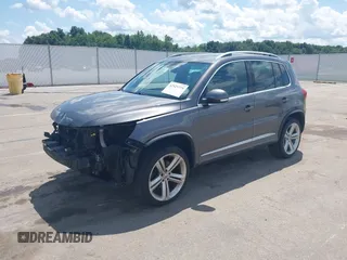 2016 Volkswagen Tiguan SE with VIN WVGAV7AX8GW083822, listed as a IAAI auction lot 42529779 with 65,437 mi miles and . Bid and sale history available at DreamBid. Image 2.