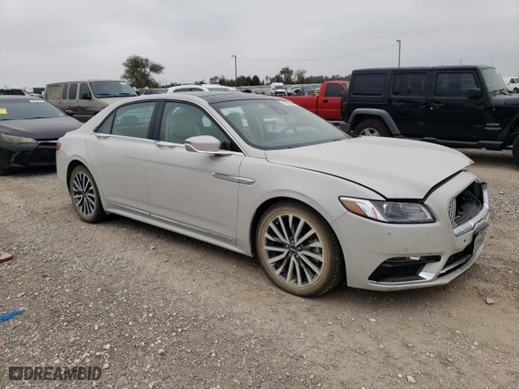 2019 Lincoln Continental Select with VIN 1LN6L9SK5K5600504, listed as a Copart auction lot 78868064 with 46,391 mi miles and Salvage Title. Bid and sale history available at carsss.com. Image 4.