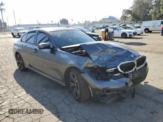 2021 BMW 3 Series 330i with VIN 3MW5R1J08M8B88355, listed as a Copart auction lot 50376775 with 0 mi miles and Salvage Title. Bid and sale history available at carsss.com. Image 4.