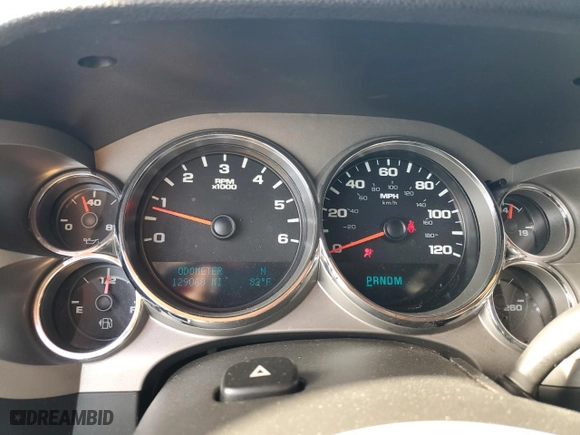 2011 GMC Sierra 1500 SLE with VIN 3GTP1VE06BG181055, listed as a Copart auction lot 47726365 with 129,068 mi miles and Salvage Title. Bid and sale history available at carsss.com. Image 9.