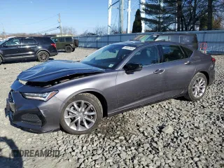 2023 Acura TLX with VIN 19UUB5F34PA003838, listed as a Copart auction lot 48507065 with 18,016 mi miles and Salvage title. Bid and sale history available at DreamBid. Image 1.