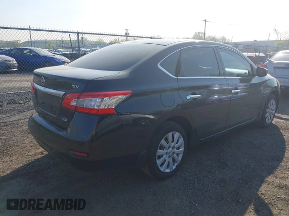 2014 Nissan Sentra SV with VIN 3N1AB7AP7EL673237, listed as a IAAI auction lot 42112309 with 161,705 mi miles and . Bid and sale history available at DreamBid. Image 4.