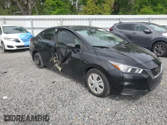 2021 Nissan Versa S with VIN 3N1CN8DV0ML896170, listed as a Copart auction lot 50407675 with 49,705 mi miles and Non Repairable. Bid and sale history available at carsss.com. Image 4.