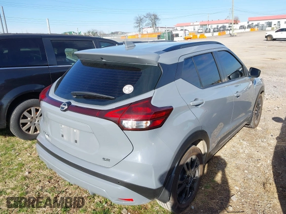 2023 Nissan Kicks SR with VIN 3N1CP5DV1PL502706, listed as a IAAI auction lot 41824341 with 42,383 mi miles. Bid and sale history available at carsss.com. Image 4.